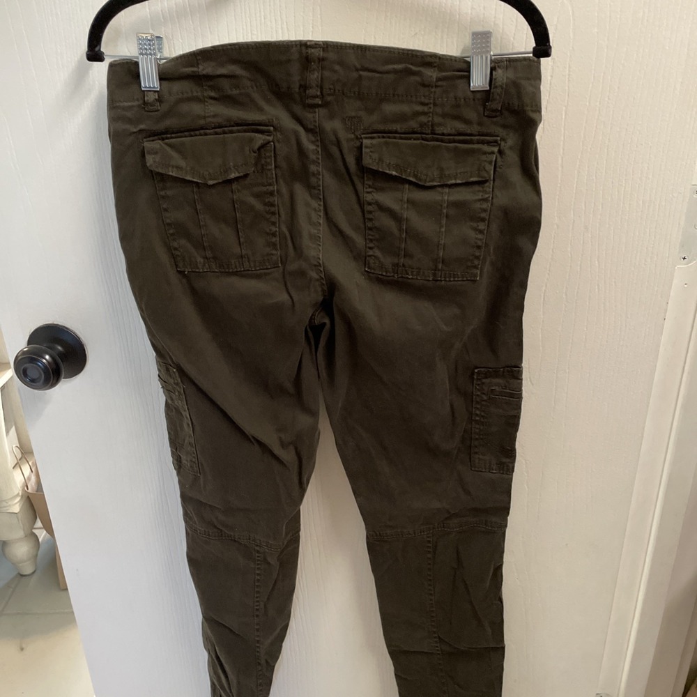 Y2K Abercrombie And Fitch Courdorouy Cargo Tactical Pant Zipper Ankle Distress 8 - Picture 9 of 14